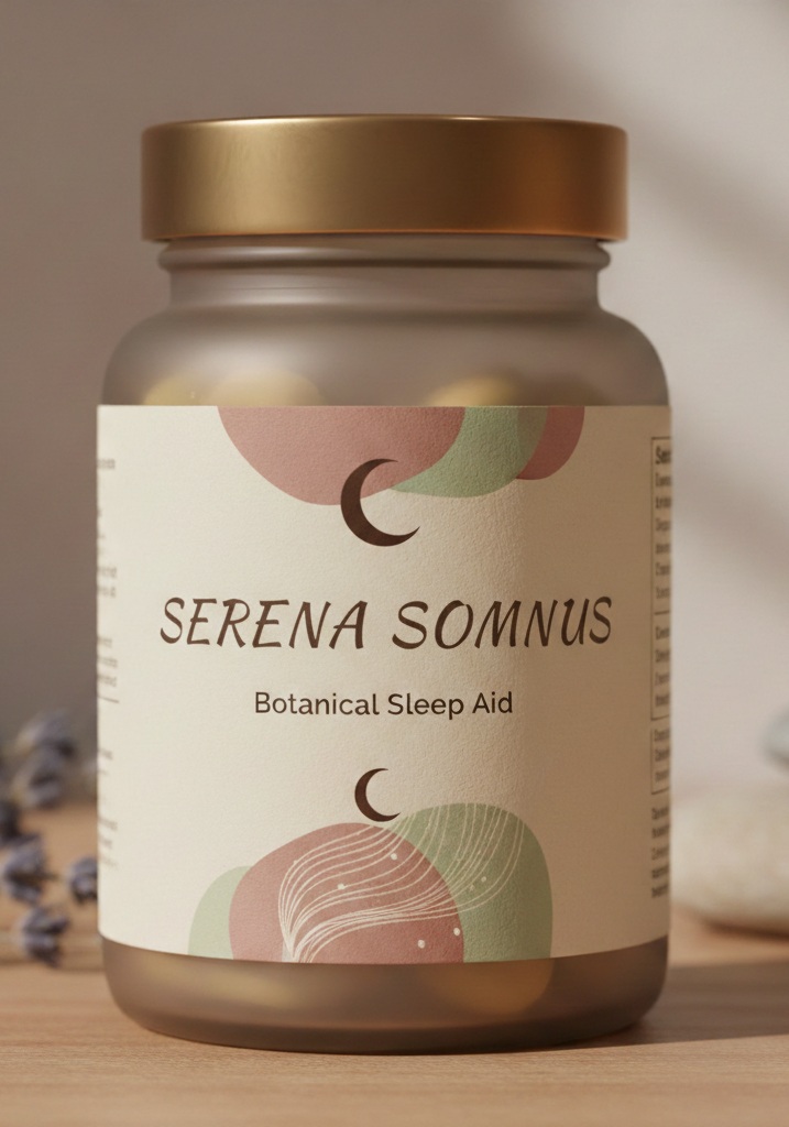 Serena Somnus product in a neutral design scene